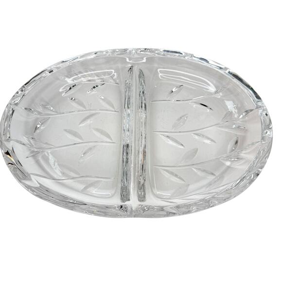 Royal Doulton Other - Royal Doulton Crystal Park Place Divided Relish Dish